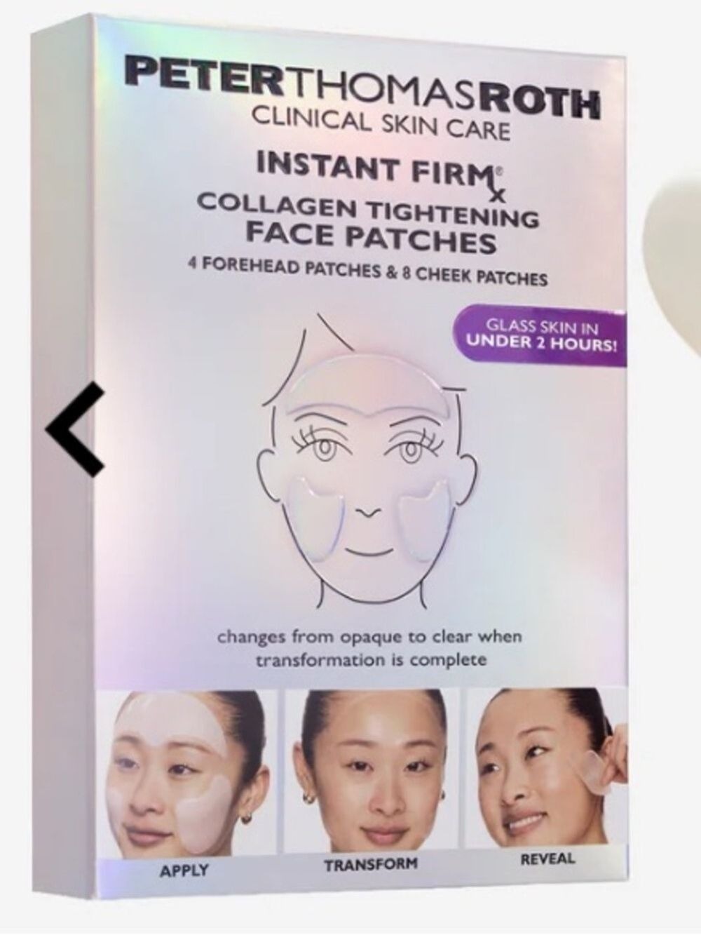 Peter Thomas Roth Instant FIRMX Collagen Tightening Face Patches Mask